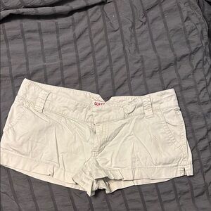 Guess Cream Cargo Shorts Casual Style